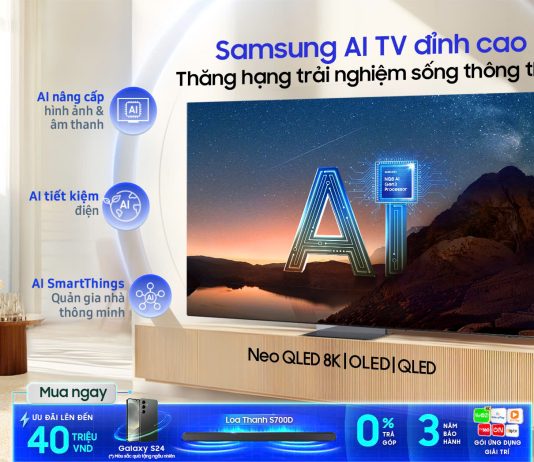 Samsung AI TV khẳng định vị thế số 1, thăng hạng trải nghiệm sống thông thái cho người dùng