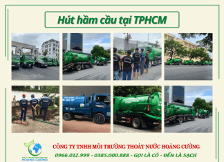 Dịch vụ hút hầm cầu Hoàng Cường