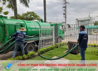 Hút hầm cầu Sóc Trăng sạch sẽ, an toàn với Môi Trường Thoát Nước Hoàng Cường