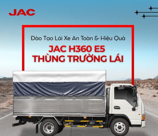 Ô tô JAC đồng hành cùng đào tạo lái xe an toàn và chuyên nghiệp