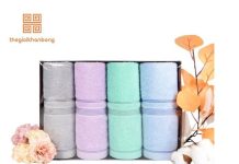 Giá khăn quà tặng, khăn thêu logo, khăn in mới nhất hiện nay