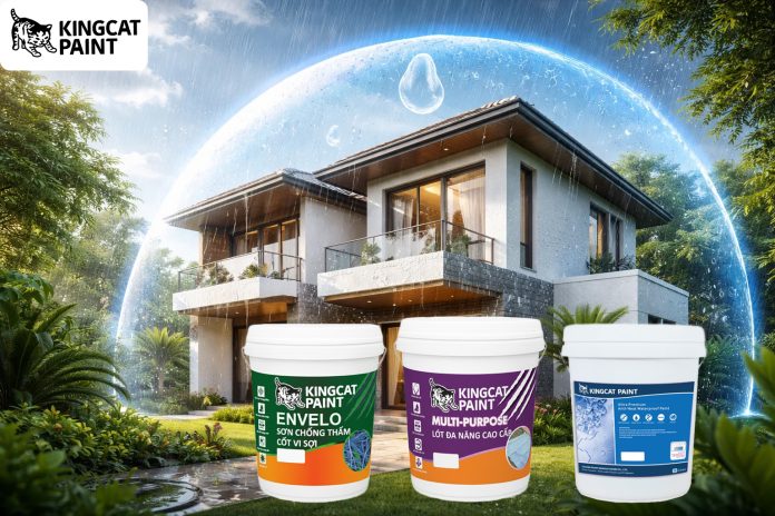 Sơn nước chống thấm – Giải pháp bảo vệ công trình bền vững theo thời gian